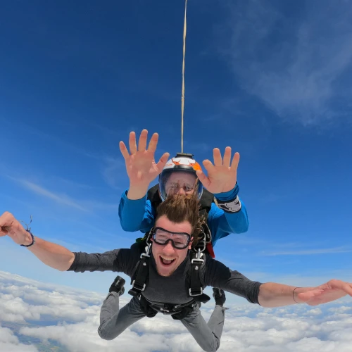 Saut en tandem en chute libre